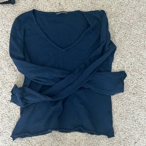 Brandy Melville long sleeve navy top